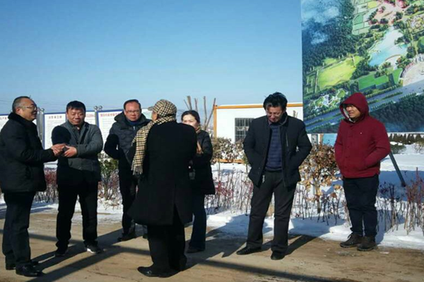 1月8日，天津康农食品集团台商林易陞一行4人到修武台创园进行考察